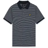Lyle & Scott Shirt 'Breton' marine / wit