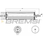 Bremsi FE0353 Brandstoffilter