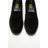Forever & Always Bree Platform Penny Leren Loafer