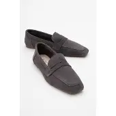 Forever & Always Morne Leren Loafers Dames
