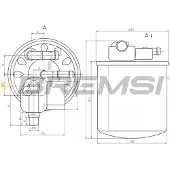Bremsi FE0056 Brandstoffilter