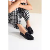 Forever & Always Mona Zacht Leren Kwast Loafer Dames