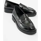 Forever & Always Bree Platform Penny Leren Loafer Dames