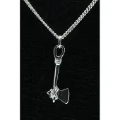 MOOYE ® - Collectie Zilveren Strijdbijl ketting hanger