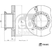 FEBI BILSTEIN 198485 Remschijf