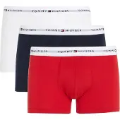 Tommy Hilfiger Underwear Boxershorts 'Essential' marine / lichtgrijs / rood / wit