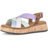 Gabor Sandaal pastelblauw / lila / lavendel / pastelroze
