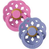 BIBS Fopspeen Latex Bubblegum/Peri 0-6mnd