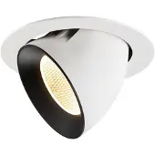 SLV Inbouwspot Numinos Gimble XL wit/zwart 3000K - 20gr