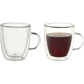 Dorre Kirk koffiekop dubbelwandig 24 cl 2-pack Glas