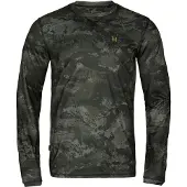 Härkila - Noctyx Camo Langarmshirt - Longsleeve 3XL, olijfgroen