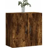 vidaXL Wandkast 60x31x60 cm bewerkt hout gerookt eikenkleurig