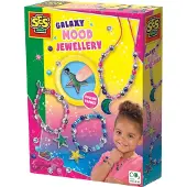 SES Creative - Galaxy - Mood sieraden - temperatuur gevoelige bedels - gemakkelijk te rijgen - elastieken koord, past altijd - knutselen meisjes