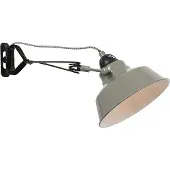 Steinhauer Groene klemlamp / wandlamp Nove 1320G met E27 fitting en schakelaar