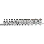 Bgs Doppen/ Doppenset 1/4" (12 kant) 13 delig BGS 2269