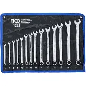 Bgs Spanner, Combinatiesleutelset extra lang SW 6 - 19 mm 14 stuks.