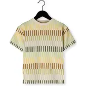 Koko Noko gestreept T-shirt groen Jongens Stretchkatoen Ronde hals Streep - maat 92
