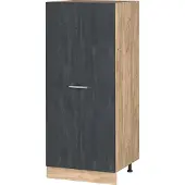 Vicco R-Line Hoge kast – 60 cm Zwart beton