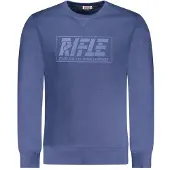 Rifle Blauw Katoenen Heren Sweatshirt