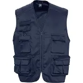 Sols Wild Unisex Full Zip Waistcoat Bodywarmer Jacket (Marine)