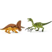 Schleich Triceratops+therizinosaurus Set Figuur