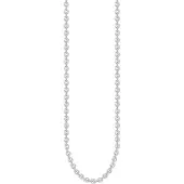 Thomas Sabo Halsketting, Ankerketting lang, (925 sterling zilver, 40 - 45 cm)