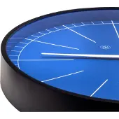 Nextime nXt Ethan – Wandklok – 40 cm – Metaal – Blauw