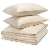 Yumeko Dekbedovertrek set Katoensatijn 240x220 Beige - Eco, Bio & Fairtrade