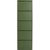 Kare design Schoenenkast Caruso olijf 5 laden