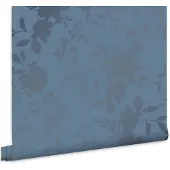 Laura Ashley Westbourne Behang - Bloemen - 10mx52cm - Blauw