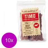 Timo Strips 100 g - Hondensnacks - 10 x Rund
