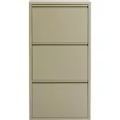 Kare design Schoenenkast Caruso kaki 3 laden