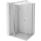 Mexen Mist T scharnierende douchecabine 80 x 100 , transparant, chroom - 8A4T-080-100-01-00