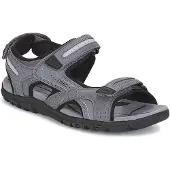 Geox Wandelsandalen 'Strada' antraciet / rookgrijs