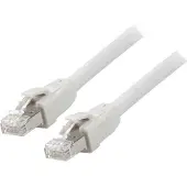 Equip 608012 cat 8.1 s/ftp patch cable, 2.0m grey, 3 m, cat8.1, s/ftp (s-stp) rj-45, rj-45, grey