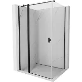 Mexen Mist T douchecabine scharnierend 90 x 85 , transparant, zwart - 8A4T-090-085-70-00