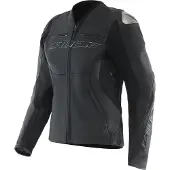 Dainese Racing 5 Dames Zwart Leren Motorjas Maat 40