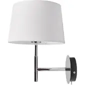 LUCANDE Wandlampe , Dorothea, dimbare, Metallic, Woonkamer, Stof, Modern