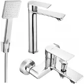 Mexen Royo R45 badkamerset, chroom - 72213R45-00