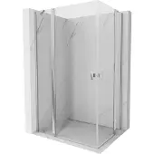Mexen Mist Duo douchecabine scharnierend 90 x 80 , transparant, chroom - 8A4-090-080-01-00