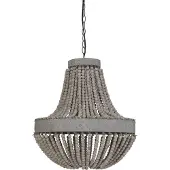 Light & Living Hanglamp "Perlen", Ø 51x63 cm, model LUNA, in mat wit, 1 stuk