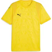 Puma Teamcup Shirt Korte Mouw Heren - Geel | Maat: L