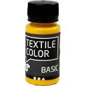 Creativ Company Textielverf, primairgeel, 50 ml