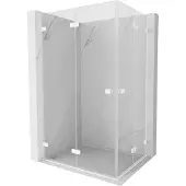 Mexen Lunar-F Duo opvouwbare douchecabine 80 x 70 , transparant, wit - 836-080L-070P-20-00