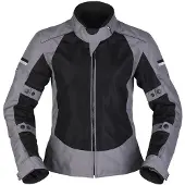 Modeka Veo Air dames motorjas, zwart/grijs, maat 36