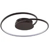 LINDBY Plafondlampe , Joline, Roestbruin, Woonkamer, Metaal, Modern