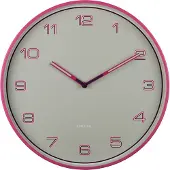 Karlsson wandklok lined numbers helder- Ø40cm