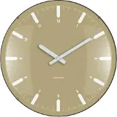 Karlsson wandklok realista dome olijf- Ø35cm