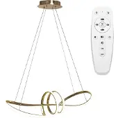 Toolight App824-Cp Long Hanglamp Goud 25X73X95Cm