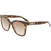 Longchamp Zonnebril LO696S N 54/17/140 Donker havana Acetaat VROUW LO696S N